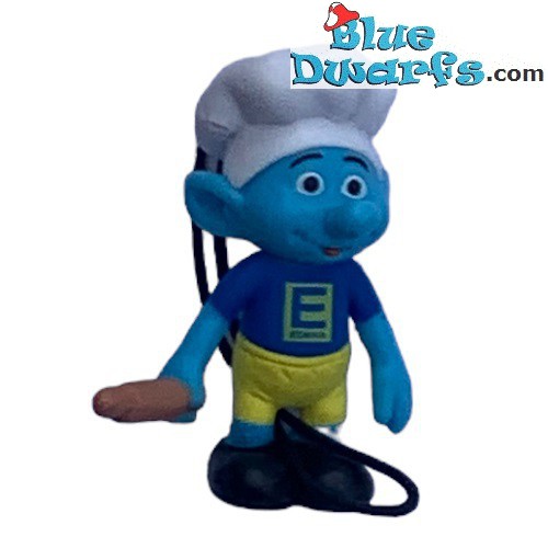 13: Edeka (greedy) smurf - Footballer Smurf figurine - EDEKA - 4cm