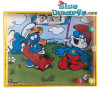 Mini juego - Los Pitufos - con minibolas - PEZ - 6 piezas - 9x7cm