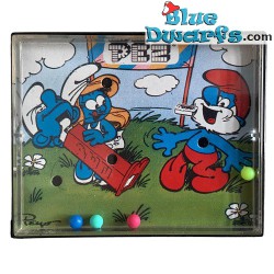 Mini smurf game - with mini balls - PEZ - Black - 9x7cm
