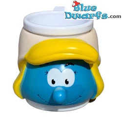 3 Smurf ice mug - Smurfette - Normal smurf - Brainy smurf - plastic -9x7x9cm