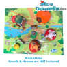 Smurfendorp Speelkleed - Maak je eigen smurfendorp - plastic - DeAgostini - 100x80cm