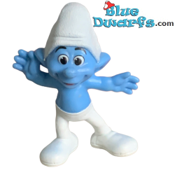 Waving smurf /Crazy smurf - Movie Figurine toy - Mc Donalds Happy Meal - 2013 - 8cm