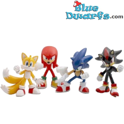 Sonic the Hedgehog - playset - 4 figurines - Comansi - 8cm