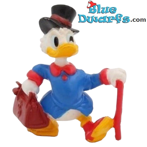 Dagobert Duck speelfiguurtje Disney +/- 6cm (Bullyland)