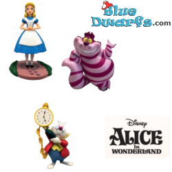Set da gioco - Alice nel Paese delle Meraviglie -  Bullyland Disney (+/- 5-7,5cm)