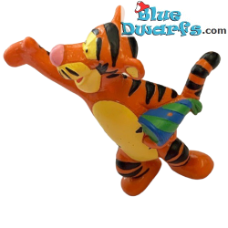 Winnie Puuh - Disney Spielfigur Tieger mit Partyhut - 7cm