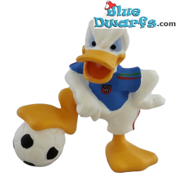 Donald Duck footballeur Italie figurine (+/- 5 cm)