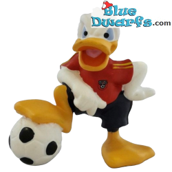 Spielfigur Donald Duck mit spanischem Trikot (+/- 6 cm)
