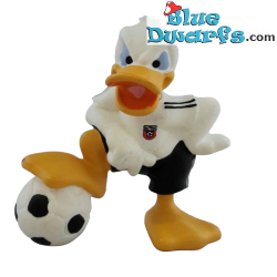 Donald Duck speelfiguurtje - Duitsland voetballer  (+/- 6 cm)