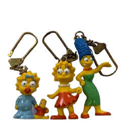 Bart Simpsons sleutelhanger set (5-7cm)