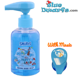 Smurfen handzeep met muziek - Smurfen woonaccessoires - 250 ml