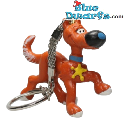 Lucky Luke Rataplan - honden speelfiguurtje - sleutelhanger - 6 cm