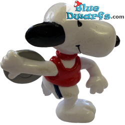 Discus thrower Snoopy/ Peanuts Schleich figurine (+/- 6cm)