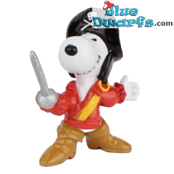 1x peanuts - Snoopy Pirate figurine Schleich - 6 cm