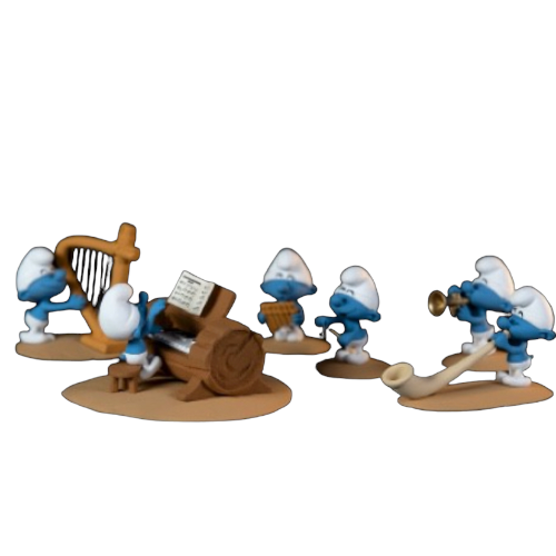 Fariboles Smurf orchestra - Resin Smurf figurines - 2020 - Part 3