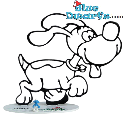 Puppy Silhouette - Smurf and Puppy - 25th Anniversary Puppy - 2010