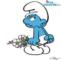 Grouchy Smurf - Blue Resin 2021 - Serie 1 - Resin smurf statue - 11 cm