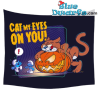Decoración de pared - Cat my eyes on you! - Halloween - Los Pitufos - 95x73cm