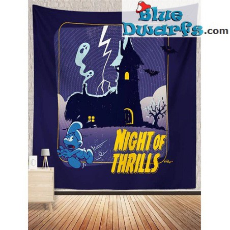 Wall decoration - Gargamels castle - Night of Thrills - Halloween - The smurfs - 130x150cm