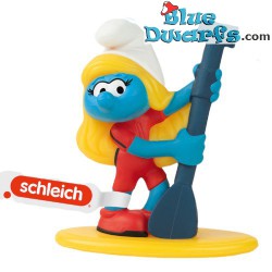 Smurfette with Sup Board - Mc Donalds Happy Meal - Schleich - 2022 - 5,5cm