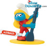 Schtroumpfette avec Sup Board - Mc Donalds Happy Meal - Schleich - 2022 - 5,5cm