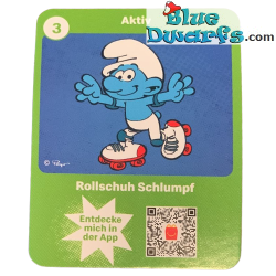 Rolschaats smurf - Mc Donalds Happy Meal - Schleich - 2022 - 5,5cm