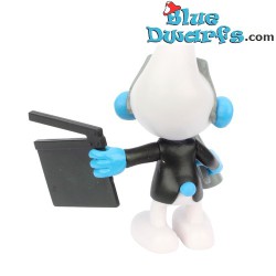 Smurf with Clapperboard - Movable smurf  - figurine - DeAgostini - 7cm