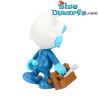 Plombier Schtroumpf - Schtroumpf mobile en plastique - Figurine - DeAgostini - 7cm