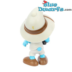 Safari Smurf - Beweegbare smurf - Smurfen Speelfiguurtje  - DeAgostini - 7cm
