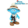 Safari Smurf - Movable smurf  - figurine - DeAgostini - 7cm