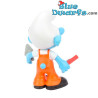 Puffo muratore - Plastica puffo mobile - Figurina - DeAgostini - 7cm