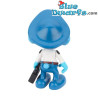 Pilot puffo - Plastica puffo mobile - Figurina - DeAgostini - 7cm