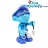 Pitufo policía - Plástico pitufo móvil - Figura -  DeAgostini - 7cm