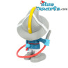Pompier Schtroumpf - Schtroumpf mobile en plastique - Figurine - DeAgostini - 7cm
