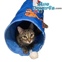 Cat products - Cat tunnel with smurf pattern - Duvo plus - 63x25x25cm