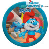 8x Pappteller - Schlumpf mit Papa Schlumpf - Party Factory - 23 cm
