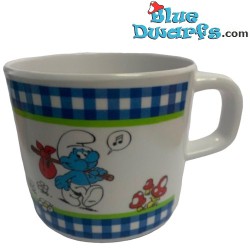 Smurf coffeecup (hard plastic/ reusable)