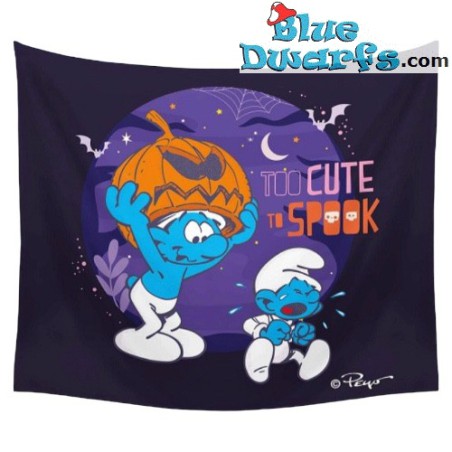 Wall decoration - To Cute to spook - Halloween - The smurfs - 95x73cm