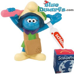 Smurfstorm Smurfette with bottle and bag - Mc Donalds Happy Meal - Schleich - 2022 - 5,5cm