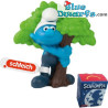 Puffo forster con albero - Mc Donalds Happy Meal - Schleich - 2022 - 5,5cm