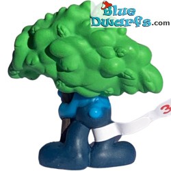 Pitufo forster con arbol - Mc Donalds Happy Meal - Schleich - 2022 - 5,5cm