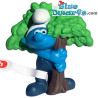 Boswachter smurf met boom - Mc Donalds Happy Meal - Schleich - 2022 - 5,5cm