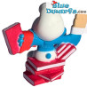 Puffo Quattrocchi con pila di libri  - Mc Donalds Happy Meal - Schleich - 2022 - 5,5cm