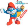 Papa Schlumpf mit Baby Schlumpf - Mc Donalds Happy Meal - Schleich - 2022 - 5,5cm