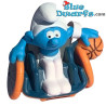 Pitufo baloncesto - Silla de ruedas - Mc Donalds Happy Meal - Schleich - 2022 - 5,5cm