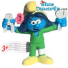 Pitufina Pitufirretoño - mecánico - Mc Donalds Happy Meal - Schleich - 2022 - 5,5cm