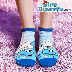 Smurf socks - Blue and white - Adults - The Smurfs - one size
