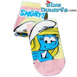 1 paar Smurfen vrouwen sokken - smurfin (one-size)