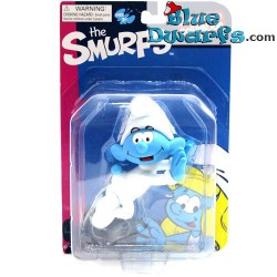 Baby smurf *PLASTIC* (Goldie Marketing, +/- 15 cm)