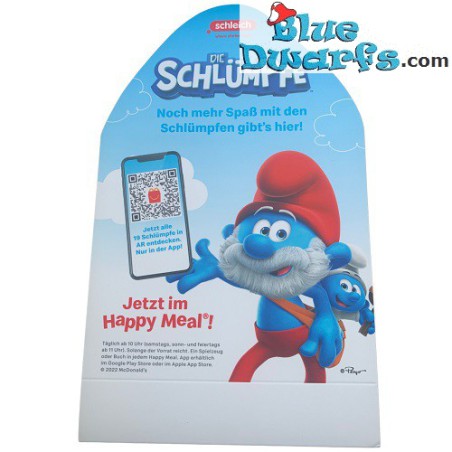 Mc Donalds Happy Meal promotion - table promo - Papa smurf - Schleich - 2022